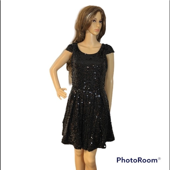 dELiA*s Dresses & Skirts - LBD Delia’s Black sequined special occasion dress